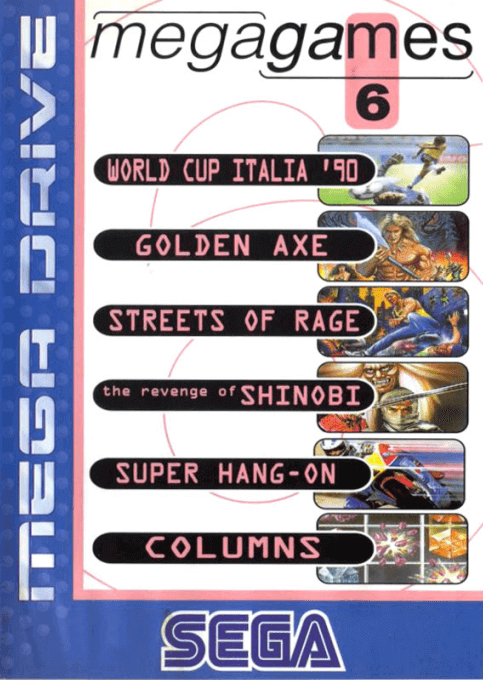 Mega Games 10 box art for Sega Mega Drive